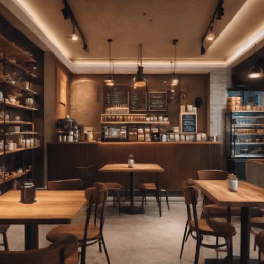 Interior Design Coffee Shop di BSD