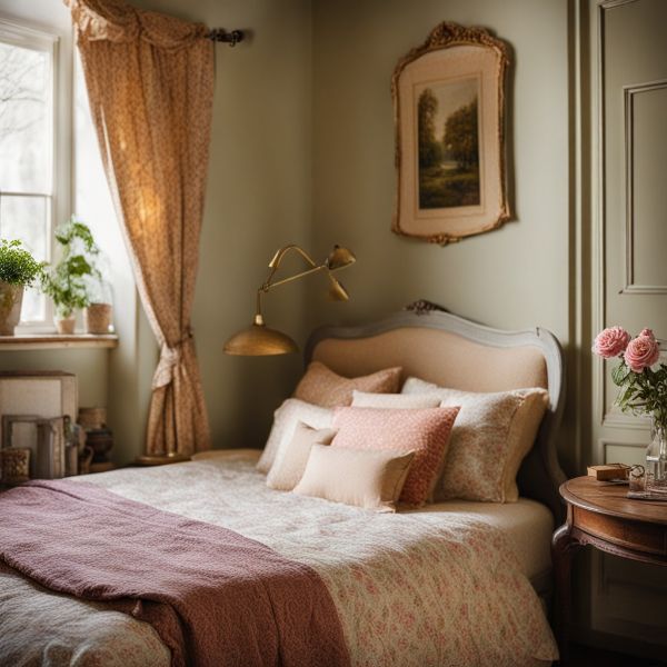 Konsep desain vintage pada kamar tidur